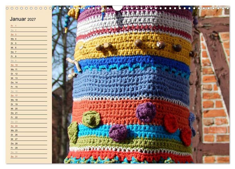Produktbild: Urban Knitting L&uuml;neburg (Wandkalender 2027 DIN A3 quer), CALVENDO Monatskalender