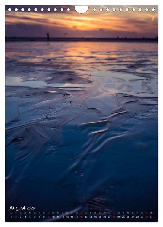 Produktbild: Farbenpracht Nordsee (Wandkalender 2026 DIN A4 hoch), CALVENDO Monatskalender