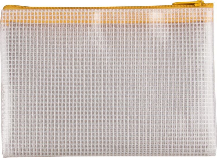 Produktbild: Q-CONNECT&reg; Reissverschlusstaschen, A6 gelb