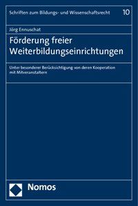 Produktbild: F&ouml;rderung freier Weiterbildungseinrichtungen