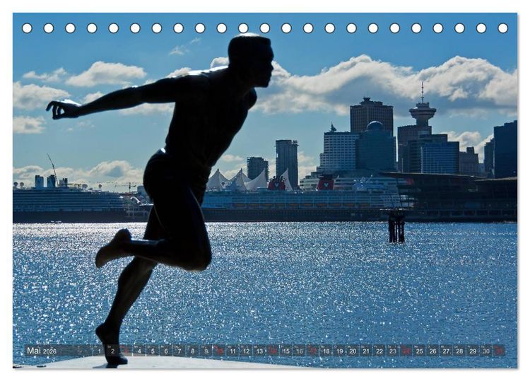 Produktbild: Vancouver Perspektiven (Tischkalender 2026 DIN A5 quer), CALVENDO Monatskalender