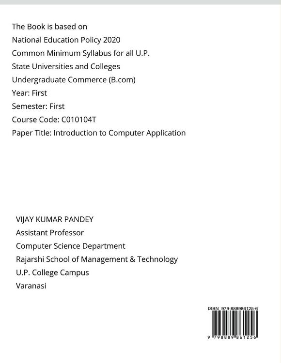 Produktbild: introduction to computer application