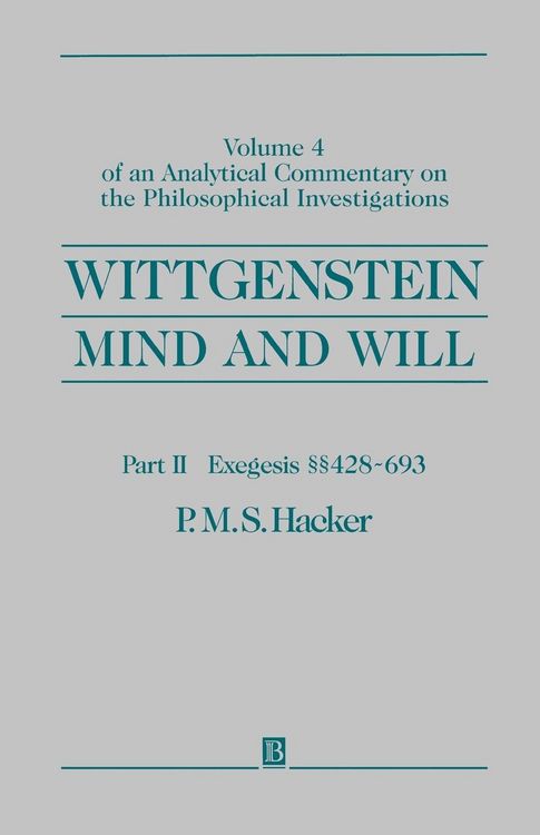 Produktbild: Wittgenstein Mind and Will V4 Pt 2