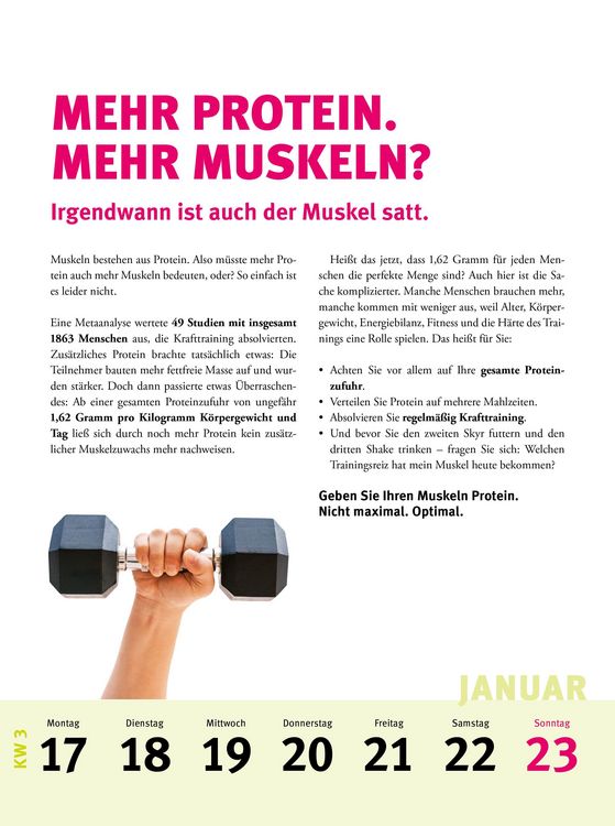 Produktbild: Fit und gesund durchs Jahr &ndash; Der Strunz-Wochenkalender 2028