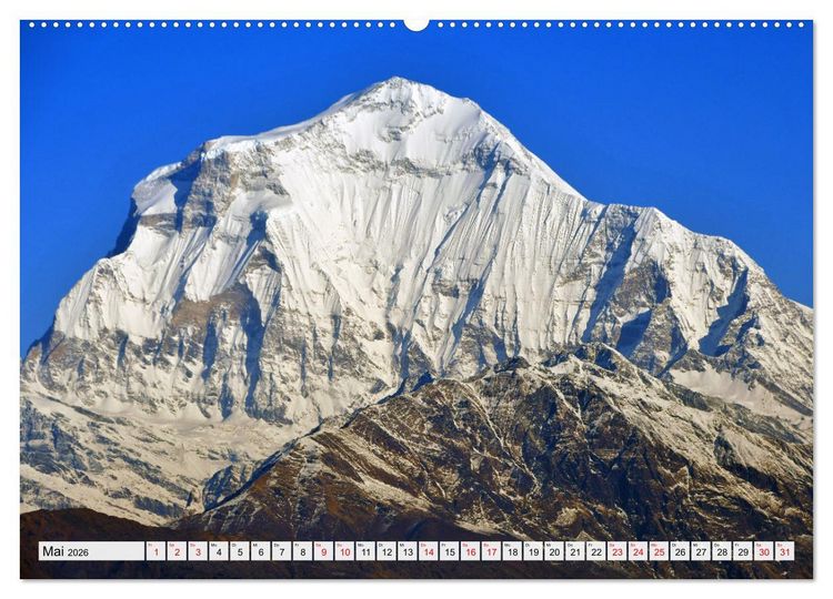 Produktbild: Der POON HILL TREK in NEPAL (Wandkalender 2026 DIN A2 quer), CALVENDO Monatskalender