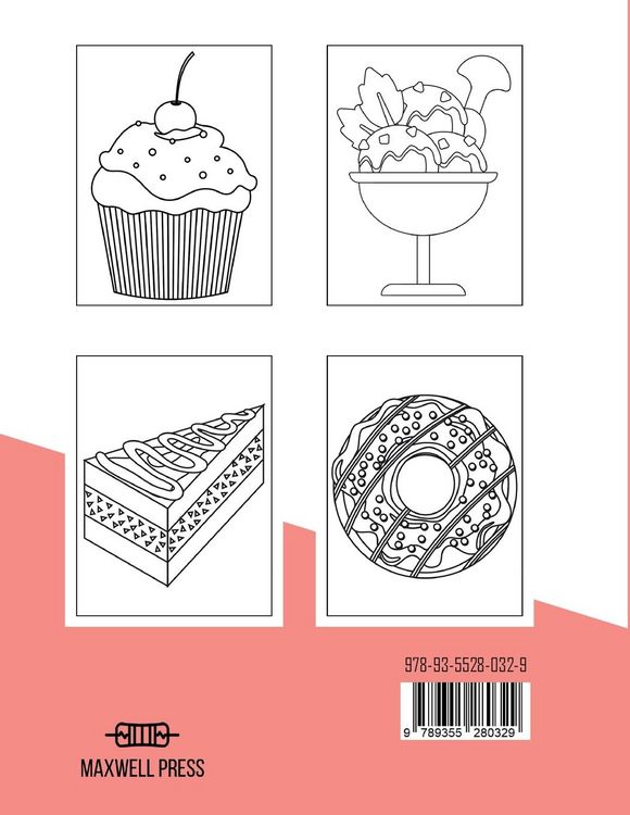 Produktbild: Delicious Desserts coloring book