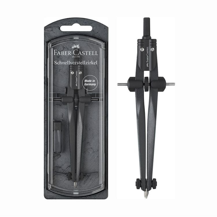 Produktbild: Faber-Castell Schnellverstellzirkel blackstone