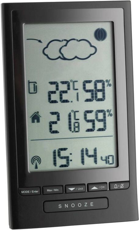 Produktbild: TFA Dostmann Modus Plus 351122 Funk-Wetterstation Vorhersage f&uuml;r 12 bis 24 Stunden Anzahl Sensoren max. 3