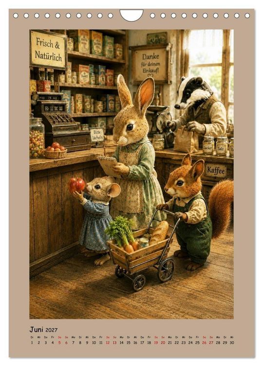 Produktbild: Das kleine Walddorf (Wandkalender 2027 DIN A4 hoch), CALVENDO Monatskalender