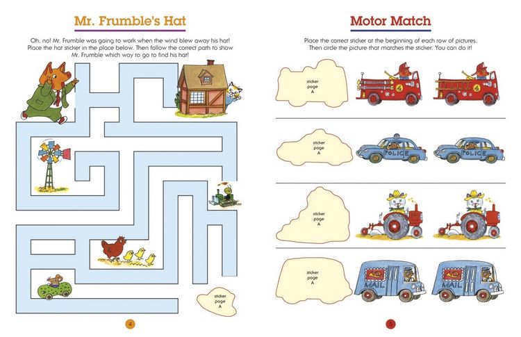 Produktbild: Richard Scarry''s Big Busy Sticker & Activity Book