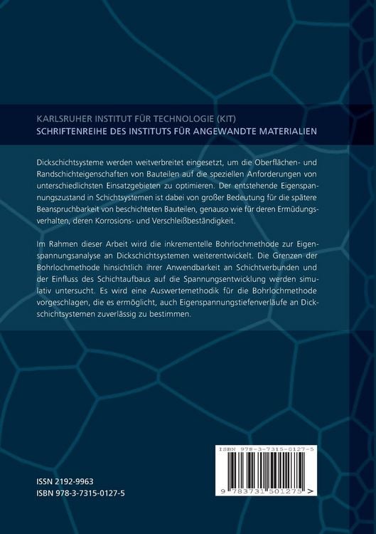 Produktbild: Eigenspannungsanalyse an Schichtverbunden mittels inkrementeller Bohrlochmethode