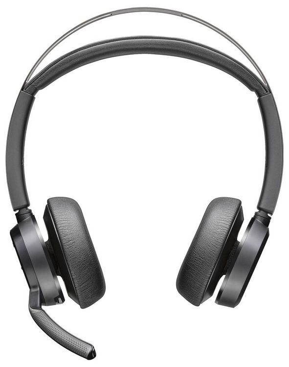 Produktbild: HP Poly Voyager Focus 2 On Ear Headset Bluetooth&reg; Stereo Schwarz Noise Cancelling Headset Computer