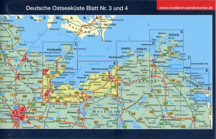 Produktbild: Mecklenburgische Ostseek&uuml;ste, L&uuml;beck - Wismar - Rostock