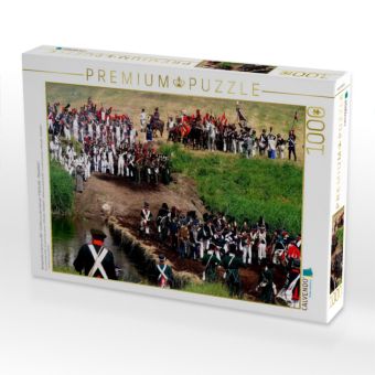Produktbild: CALVENDO Puzzle Nachgestellte Schlacht von 1807 - Ein Motiv aus dem Kalender "FRIEDLAND - PRAWDINSK" | 1000 Teile Lege-Gr&ouml;&szlig;e 64x48cm Foto-Puzzle f&uuml;r gl&uuml;ckliche Stunden