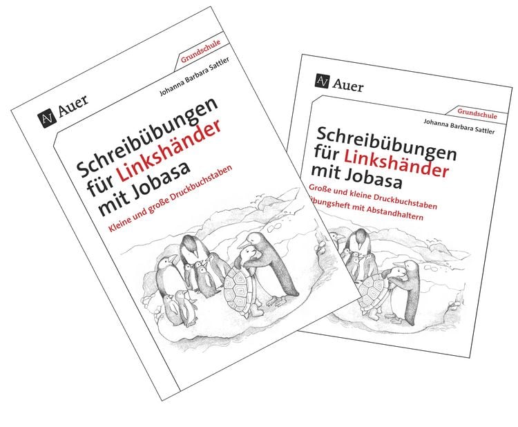 Produktbild: Schreib&uuml;bungen f&uuml;r Linksh&auml;nder mit Jobasa-Set