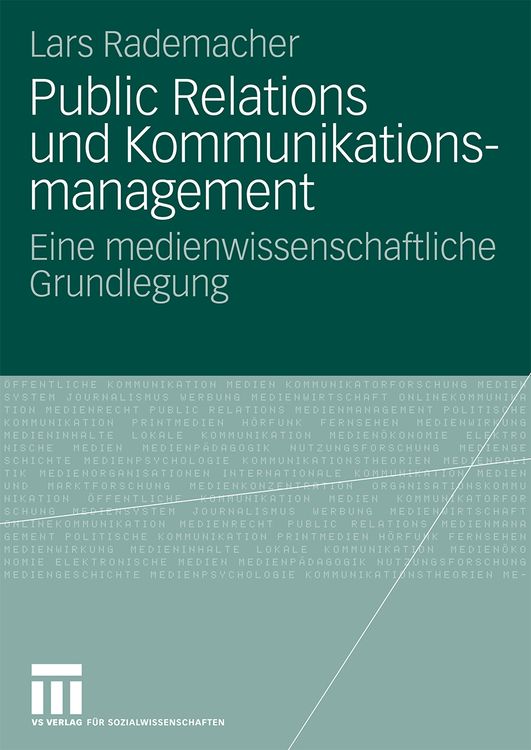 Produktbild: Public Relations und Kommunikationsmanagement