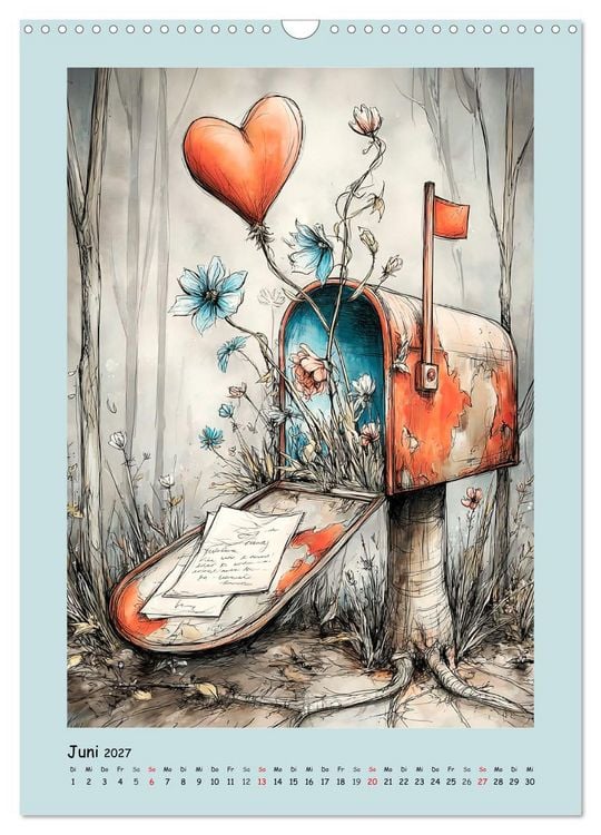 Produktbild: Kleine Wunder. Fantasie zwischen Zeit, Herz und Poesie (Wandkalender 2027 DIN A3 hoch), CALVENDO Monatskalender