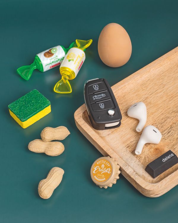 Produktbild: Brunnen Display Radiergummi In Ear Pod 2er Set