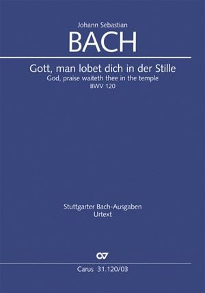 Produktbild: Gott, man lobet dich in der Stille (Klavierauszug)
