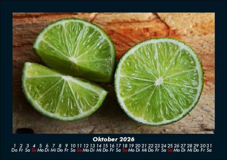 Produktbild: Fr&uuml;chte 2026 Fotokalender DIN A5