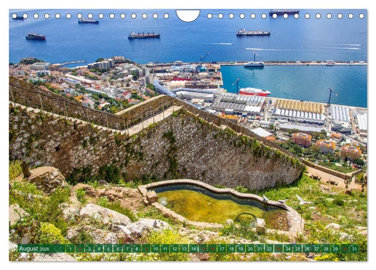 Produktbild: Ein Herz f&uuml;r Gibraltar (Wandkalender 2026 DIN A4 quer), CALVENDO Monatskalender
