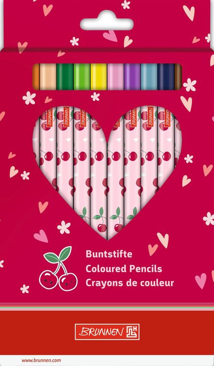 Produktbild: Brunnen Jumbo Buntstifte 12er Pckg. Fruity Love