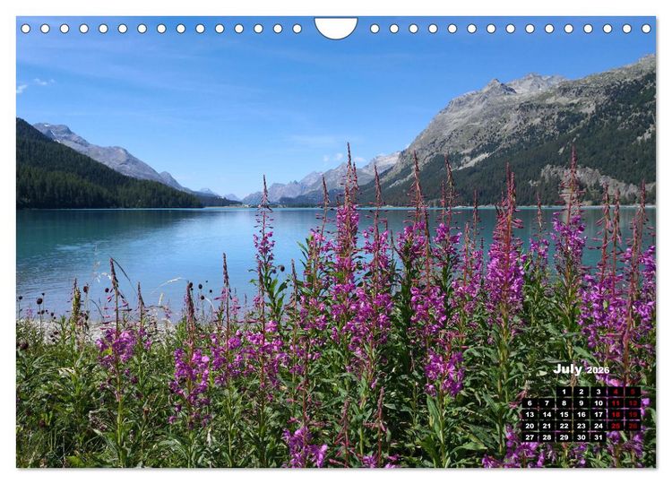 Produktbild: Engadine 2026 - Nature and landscapes (Wall Calendar 2026 DIN A4 landscape), CALVENDO 12 Month Wall Calendar