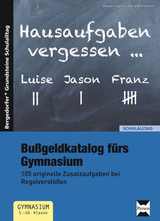 Produktbild: Bu&szlig;geldkatalog f&uuml;rs Gymnasium