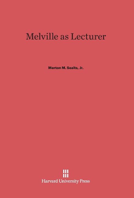 Produktbild: Melville as Lecturer