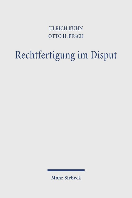 Produktbild: Rechtfertigung im Disput