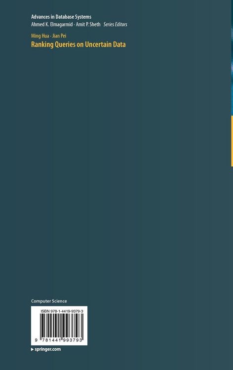 Produktbild: Ranking Queries on Uncertain Data