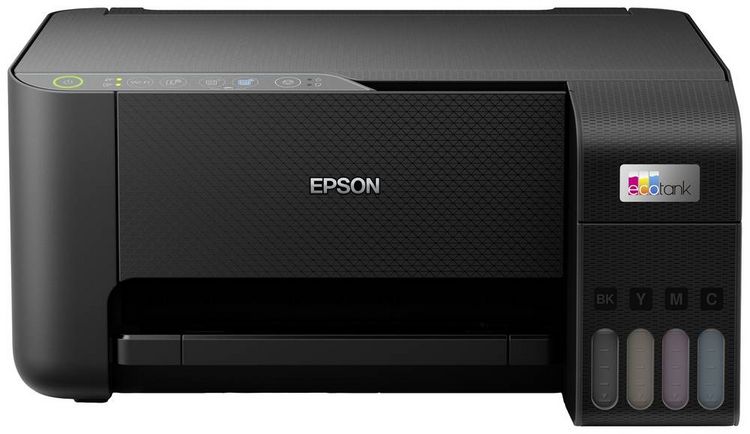Produktbild: Epson EcoTank ET-2860 Inkjet MFP Multifunktionsdrucker Tintenstrahl Farbe A4 Drucker, Scanner, Kopierer Duplex, Tintentank-System, USB, WLAN
