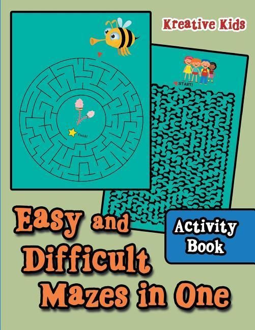Produktbild: Kids, K: Easy & Difficult Mazes in 1 Ac