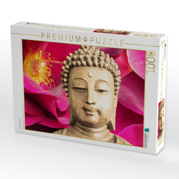 Produktbild: CALVENDO Puzzle Lieblicher Buddha | 1000 Teile Lege-Gr&ouml;&szlig;e 64x48cm Foto-Puzzle f&uuml;r gl&uuml;ckliche Stunden