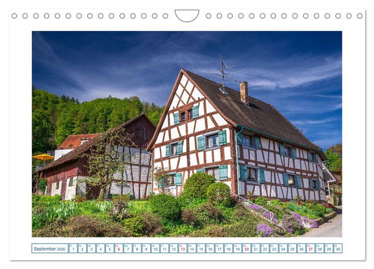 Produktbild: Bodman - sch&ouml;ner kleiner Ort direkt am Bodensee (Wandkalender 2026 DIN A4 quer), CALVENDO Monatskalender
