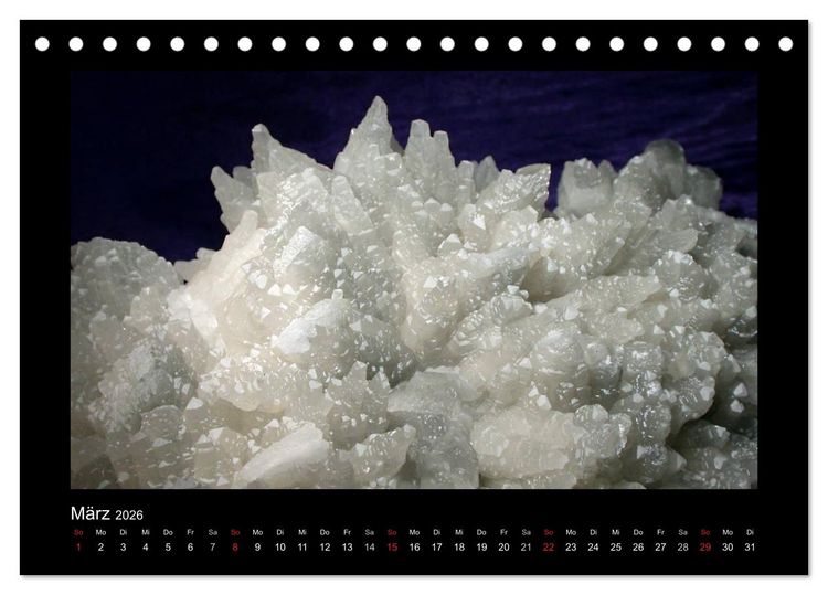 Produktbild: Mineralien aus dem Sauerland (Tischkalender 2026 DIN A5 quer), CALVENDO Monatskalender