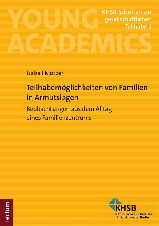 Produktbild: Teilhabem&ouml;glichkeiten von Familien in Armutslagen