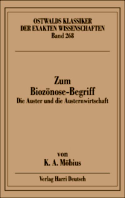 Produktbild: Zum Bioz&ouml;nose-Begriff (M&ouml;bius)