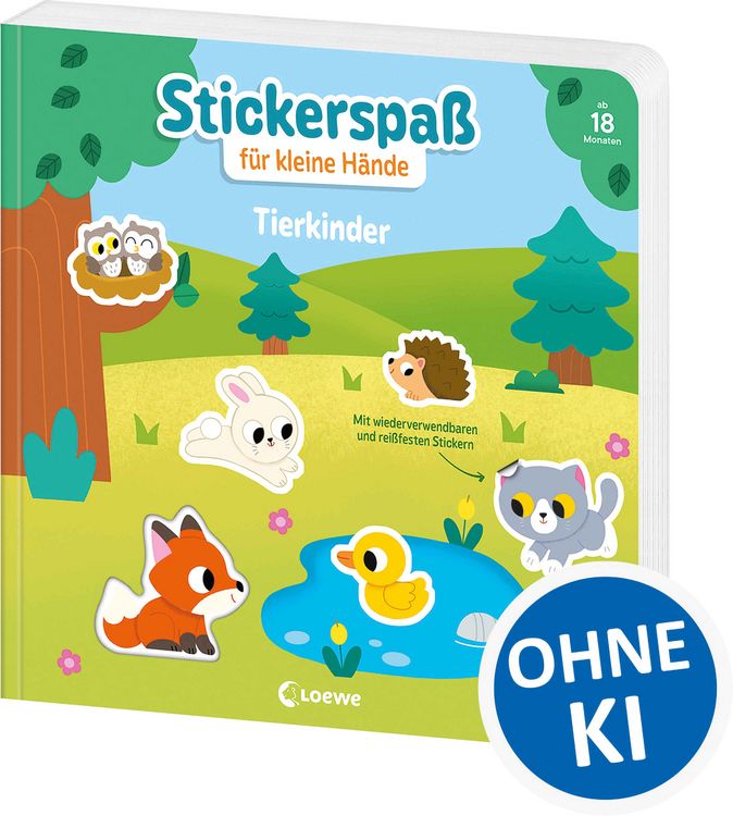 Produktbild: Stickerspa&szlig; f&uuml;r kleine H&auml;nde - Tierkinder