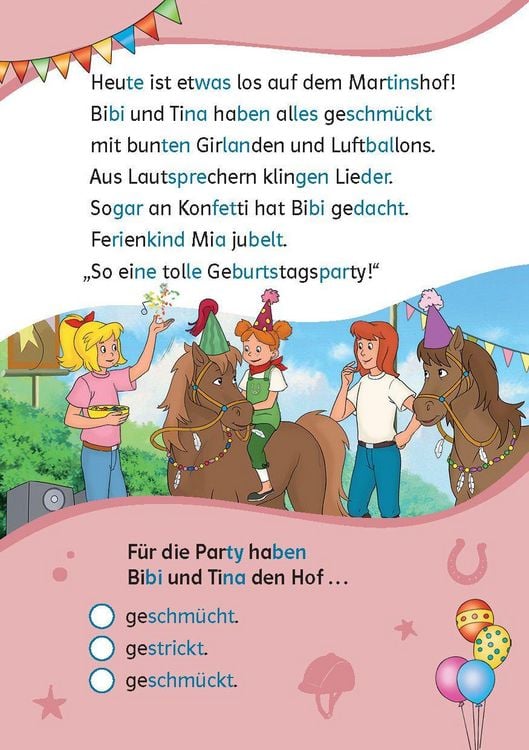 Produktbild: Lesefuchs Bibi & Tina: Leser&auml;tsel Lesestufe 2, Band 1