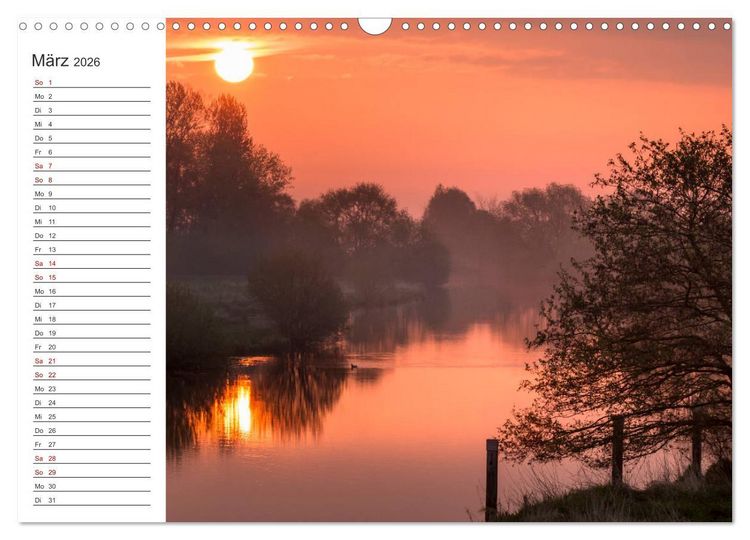 Produktbild: Worpswede - Natursch&ouml;nheiten im Teufelsmoor (Wandkalender 2026 DIN A3 quer), CALVENDO Monatskalender