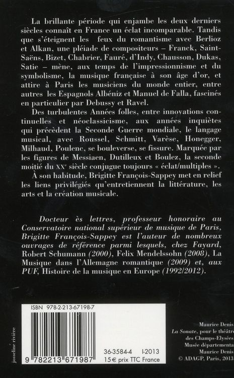 Produktbild: La Musique En France Depuis 1870