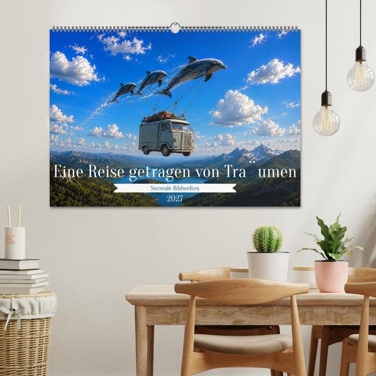 Produktbild: Eine Reise getragen von Träumen (Wandkalender 2027 DIN A2 quer), CALVENDO Monatskalender