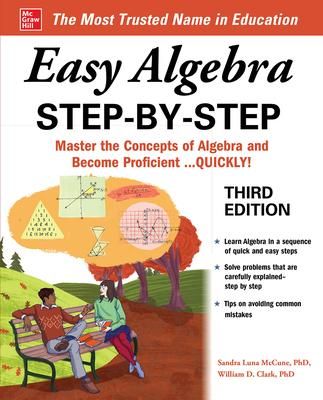 Produktbild: Easy Algebra Step-By-Step, Third Edition