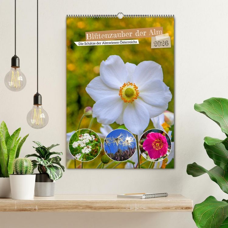 Produktbild: Bl&uuml;tenzauber der Alm (Wandkalender 2026 DIN A2 hoch), CALVENDO Monatskalender