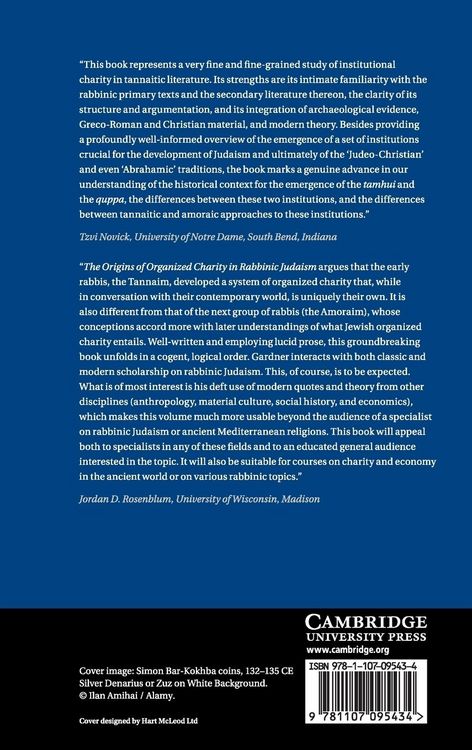 Produktbild: The Origins of Organized Charity in Rabbinic Judaism