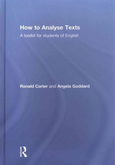 Produktbild: Carter, R: How to Analyse Texts