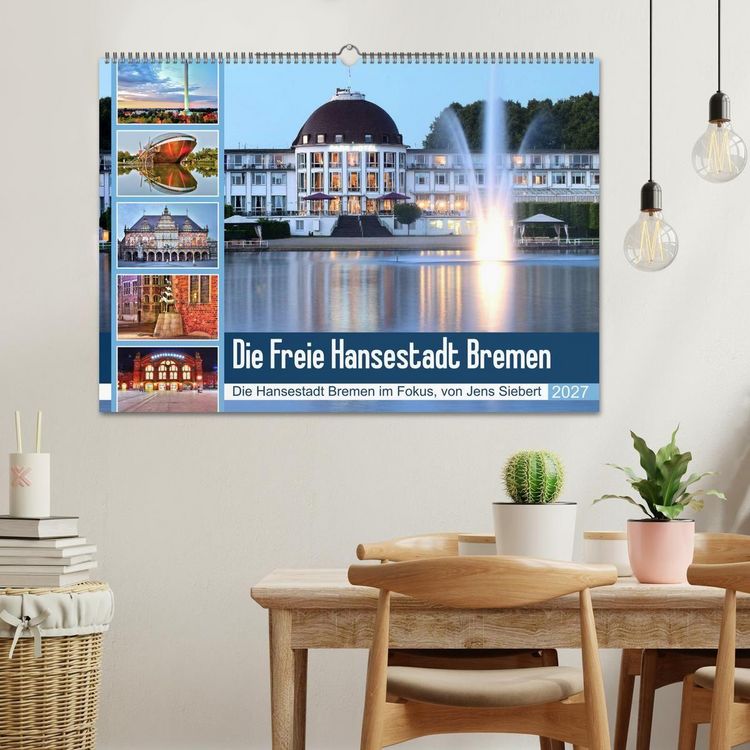 Produktbild: Die Freie Hansestadt Bremen (Wandkalender 2027 DIN A2 quer), CALVENDO Monatskalender