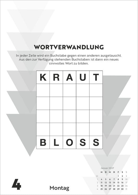 Produktbild: R&auml;tselkalender 2027
