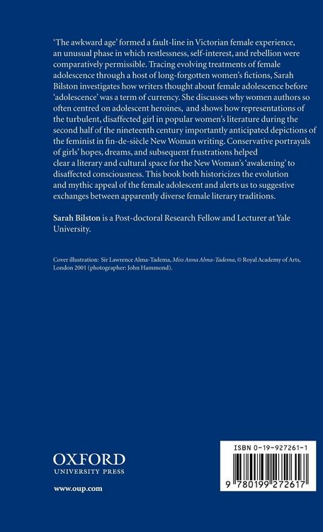 Produktbild: The Awkward Age in Women's Popular Fiction, 1850-1900
